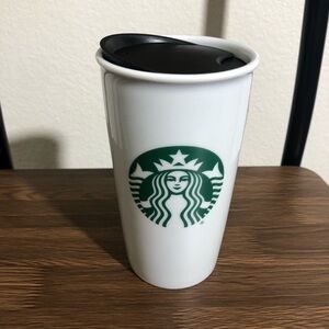 Starbucks 2016 Travel Coffee Mug 12oz Hand Was Only